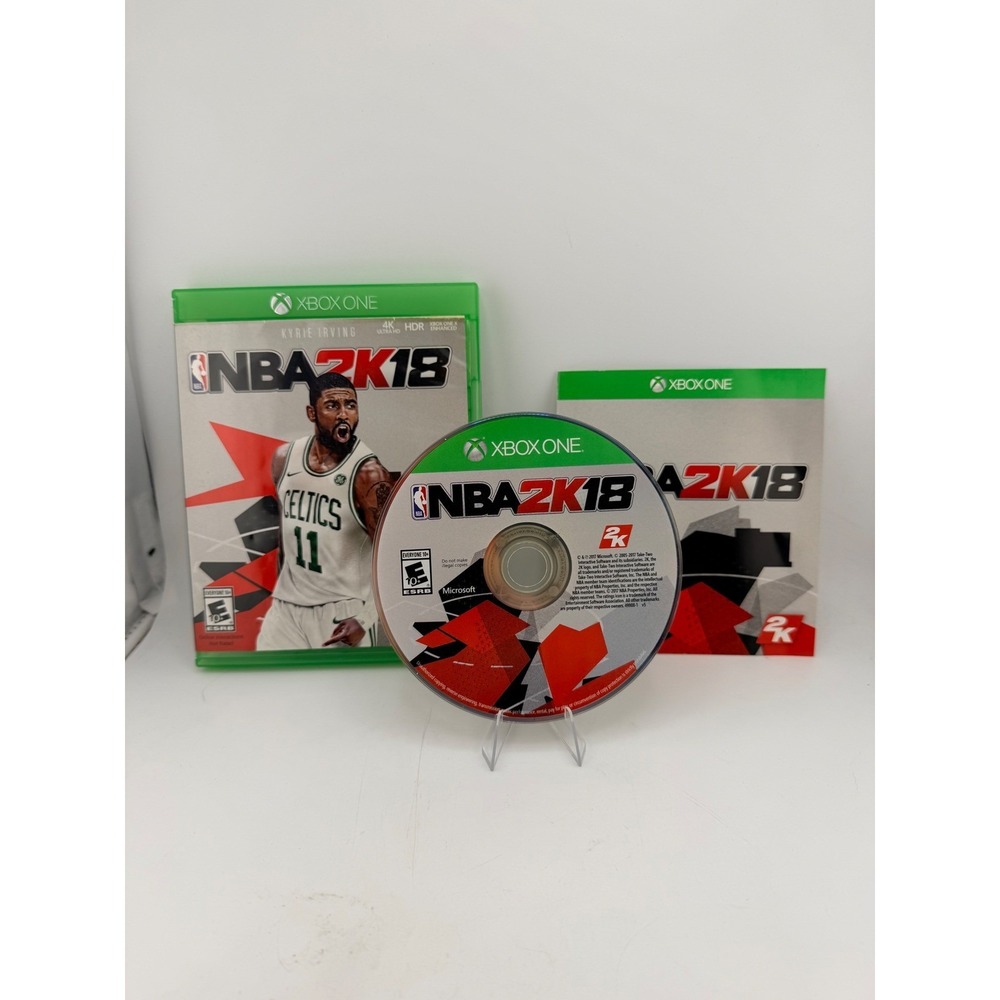 NBA 2K18 Xbox One 2017 Basketball Video Game Kyrie Irving Cover CIB Excellent